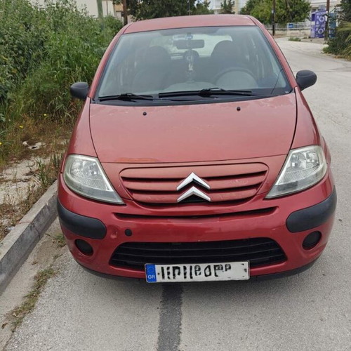 Citroen C3 2008 compact car, manual, petrol, red