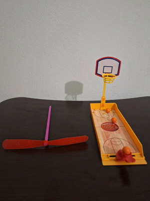 Game Time Hoops and Helicopter Vintage Toys Like New