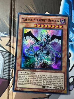 Malefic Stardust Dragon κάρτα Yu-Gi-Oh! μεταχειρισμένη, συλλεκτική