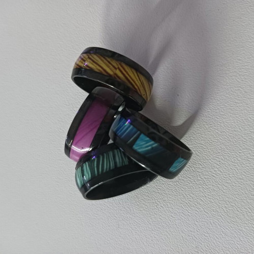Rings used, set of 4, size 7, various colors