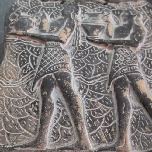 Relief wall plaque used, Minoan procession from Knossos Crete
