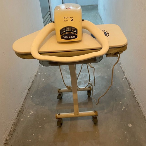 Singer ironing press used