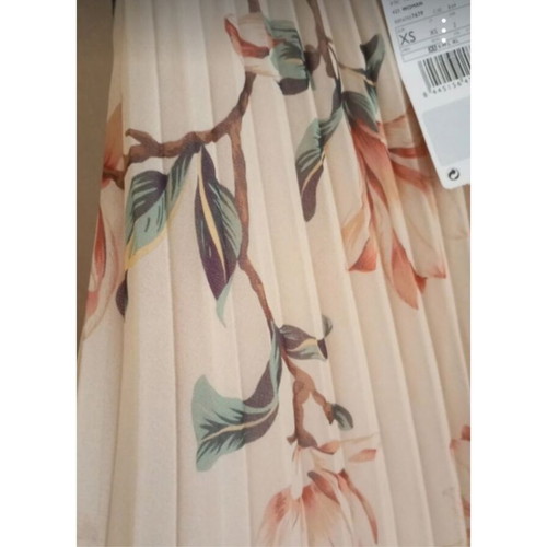 Pleated dress with floral print, Mango