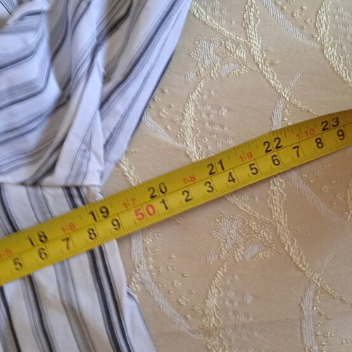Long shirt Paranoia white and gray like new, cotton, size M