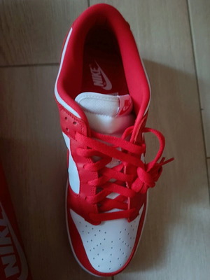 Nike Dunk Low St. John's University new, white and red