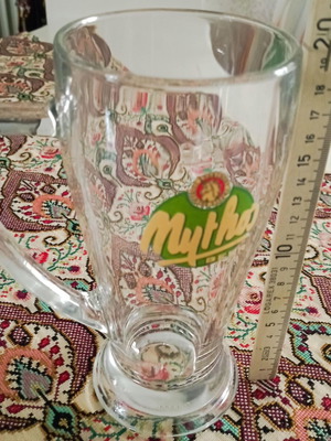 Mythos 500ml Beer Glass Large Size New