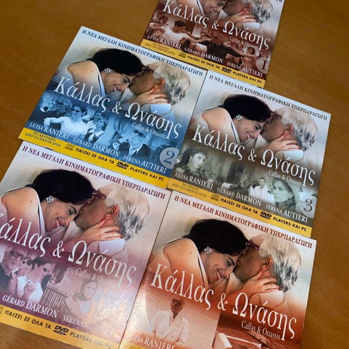 Callas & Onassis full set 5 DVD like new, romantic series