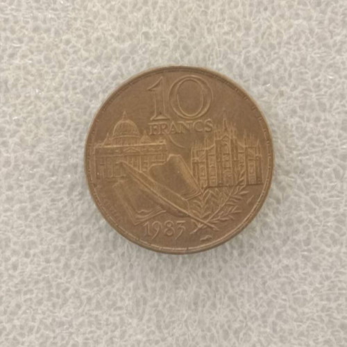France 1983 10 Francs coin FD-15