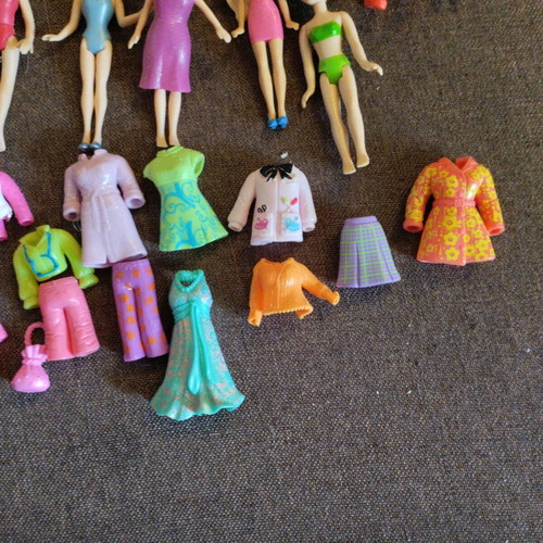 Polly Pocket collectible set used with accessories