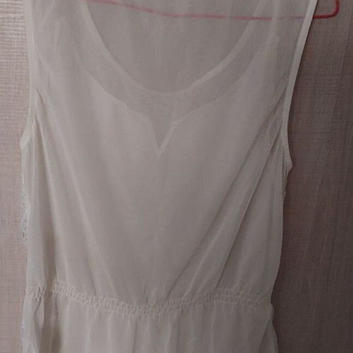 Top shirt used size M-L white ice color