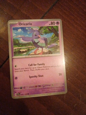 Pokemon card new Oricorio