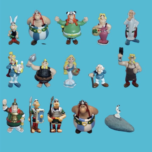 Asterix & Obelix figures full set of 15 new Plastoy 1999-2000