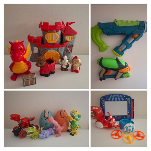 Boys' toys like new, assorted set
