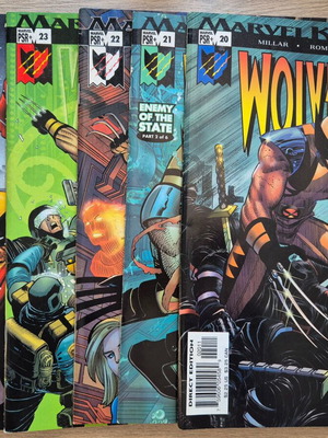 Wolverine: Enemy of the State τεύχη 1-6 μεταχειρισμένα με φθορά στο 6ο