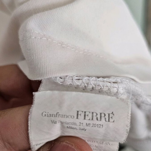 Gianfranco Ferre men's t-shirt like new, XL, white