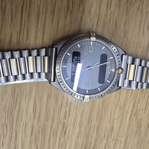 Breitling Aerospace titanium men's watch with alarm issue