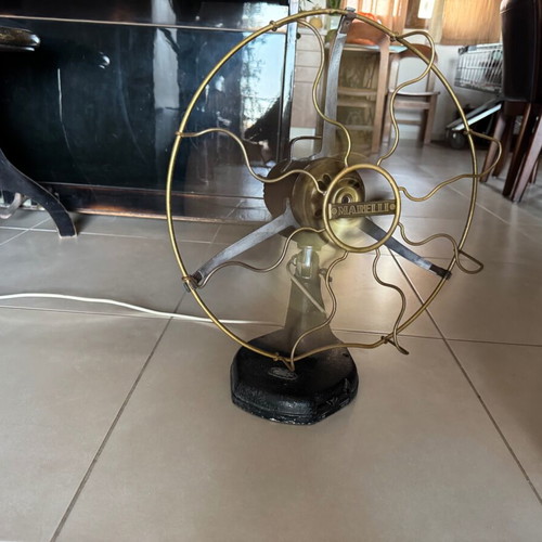 Vintage Marelli fan Italian model 1930 collectible like new