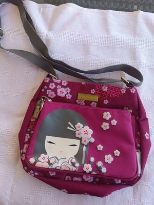 Kimmidoll children's shoulder bag fuchsia like new