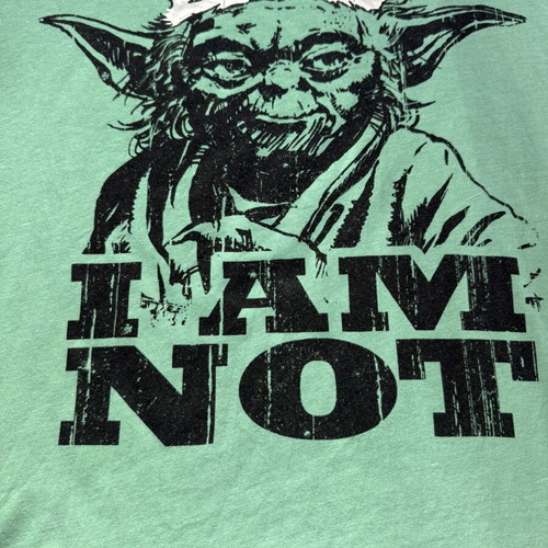Star Wars Yoda Elf I Am Not T-shirt like new, men's S