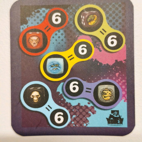 Collectible Monster Dice Set new, 5-piece set for tabletop games