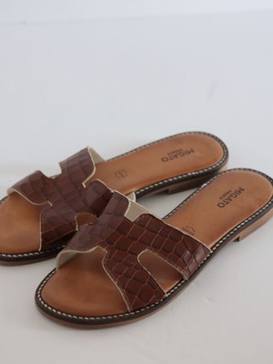 Migato sandals size 39, brown