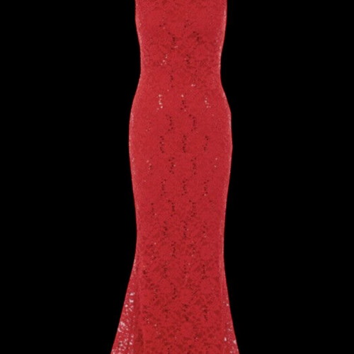 Maxi dress red like new, size M