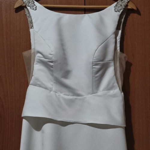 Wedding dress used, white, tailored to measurements