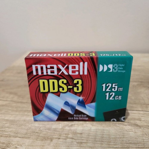 Maxell DDS-3 12GB new cassette