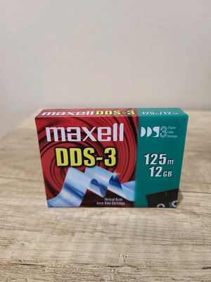 Maxell DDS-3 12GB new cassette