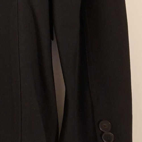 Massimo Dutti blazer size 34 black like new with lapel and flap pockets
