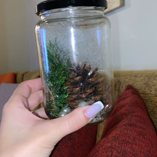 Christmas vase handmade