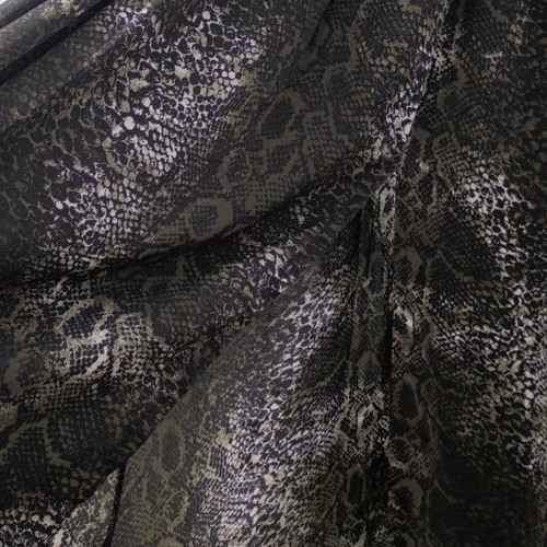 On Line long dress new, dark olive green slit