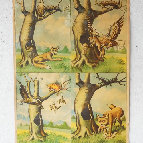 Old school map used “The Eagle and the Fox”