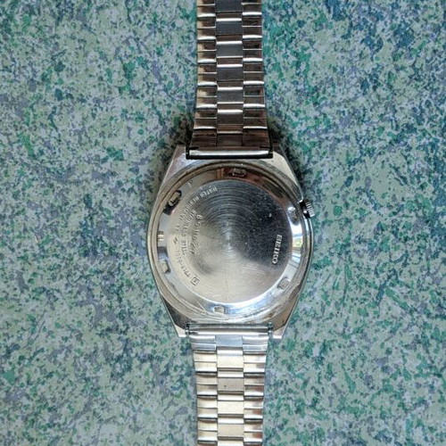 Seiko 5 Automatic Vintage Watch used, Caliber 7009-876A, silver