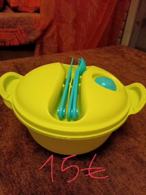 Food bowl with spoon and fork new