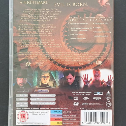 Godsend DVD like new, English subtitles, drama thriller horror