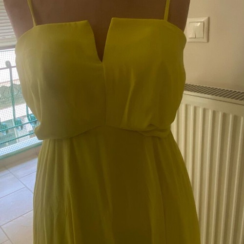 BSB evening dress yellow like new, size L