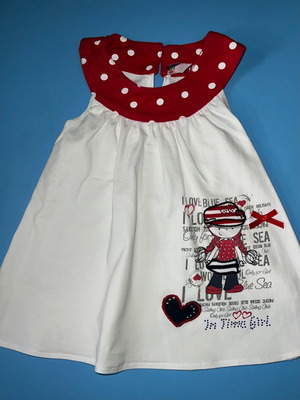 Βρεφικό φόρεμα μεταχειρισμένο για κορίτσι 3 ετών, μέγεθος 98 cm