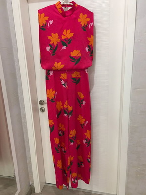 Zara Sateen Effect ολόσωμη φόρμα σαν καινούργια, μέγεθος S, πολύχρωμη