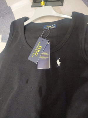 Polo Ralph Lauren black sleeveless top XL