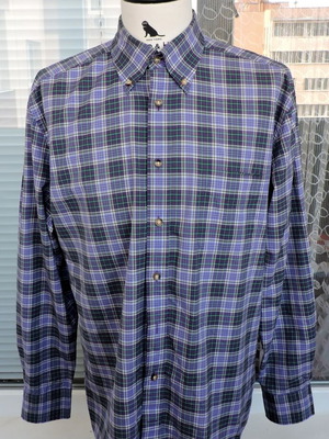 Gant Foxhunt Poplin Men's Long Sleeve Shirt like new, multicolor, size L/XL