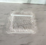 Glass serving tray like new