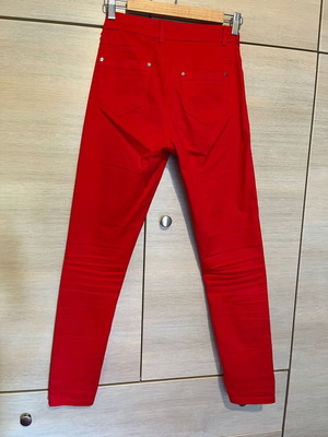 Long pants red like new, size small
