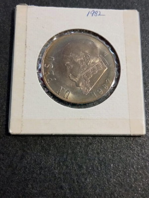 1 Peso 1982 Mexico Uncirculated Large
