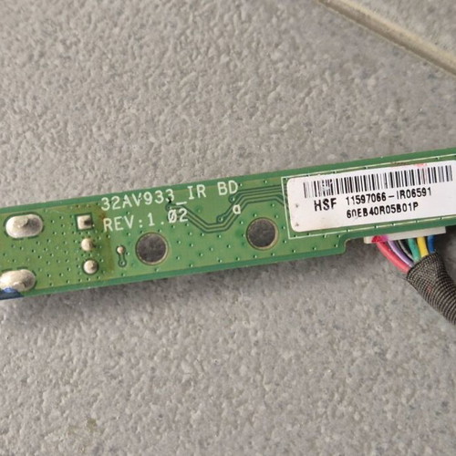 IR sensor board for Toshiba 32AV933G TV used
