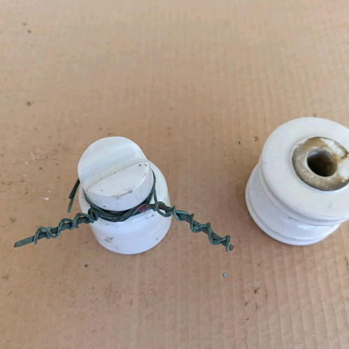 Porcelain insulators used