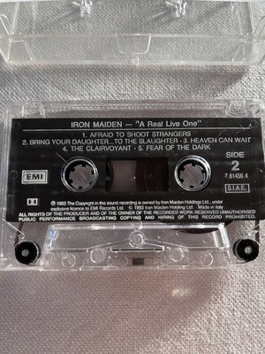 Κασέτα Iron Maiden A Real Live One μεταχειρισμένη vintage 1993