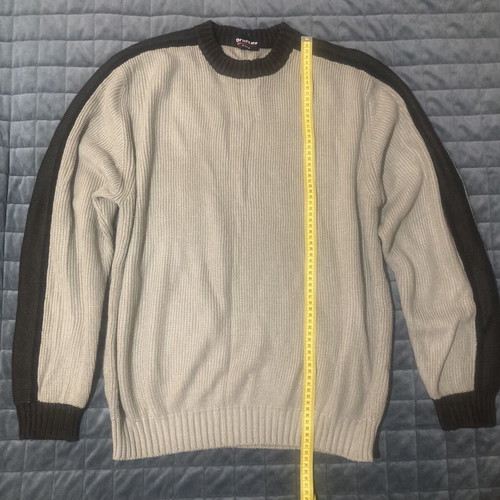 Men's Acrylic Sweater x-large like new, beige and brown