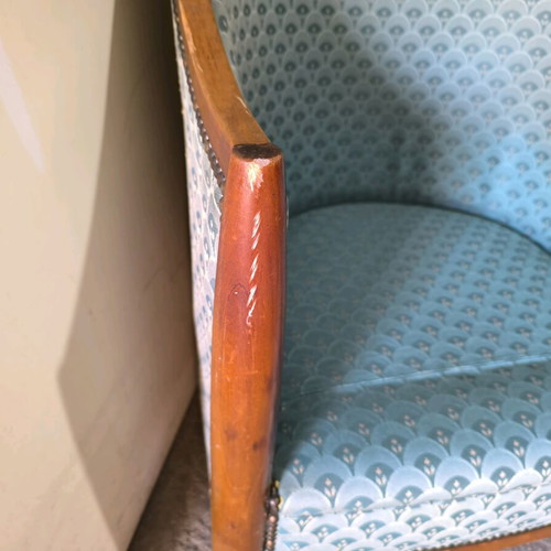 Vintage armchair set used, two pieces