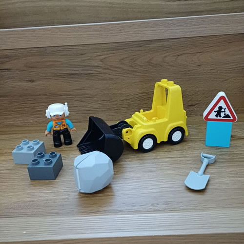 LEGO Duplo Bulldozer like new, 10 pieces, code 10930